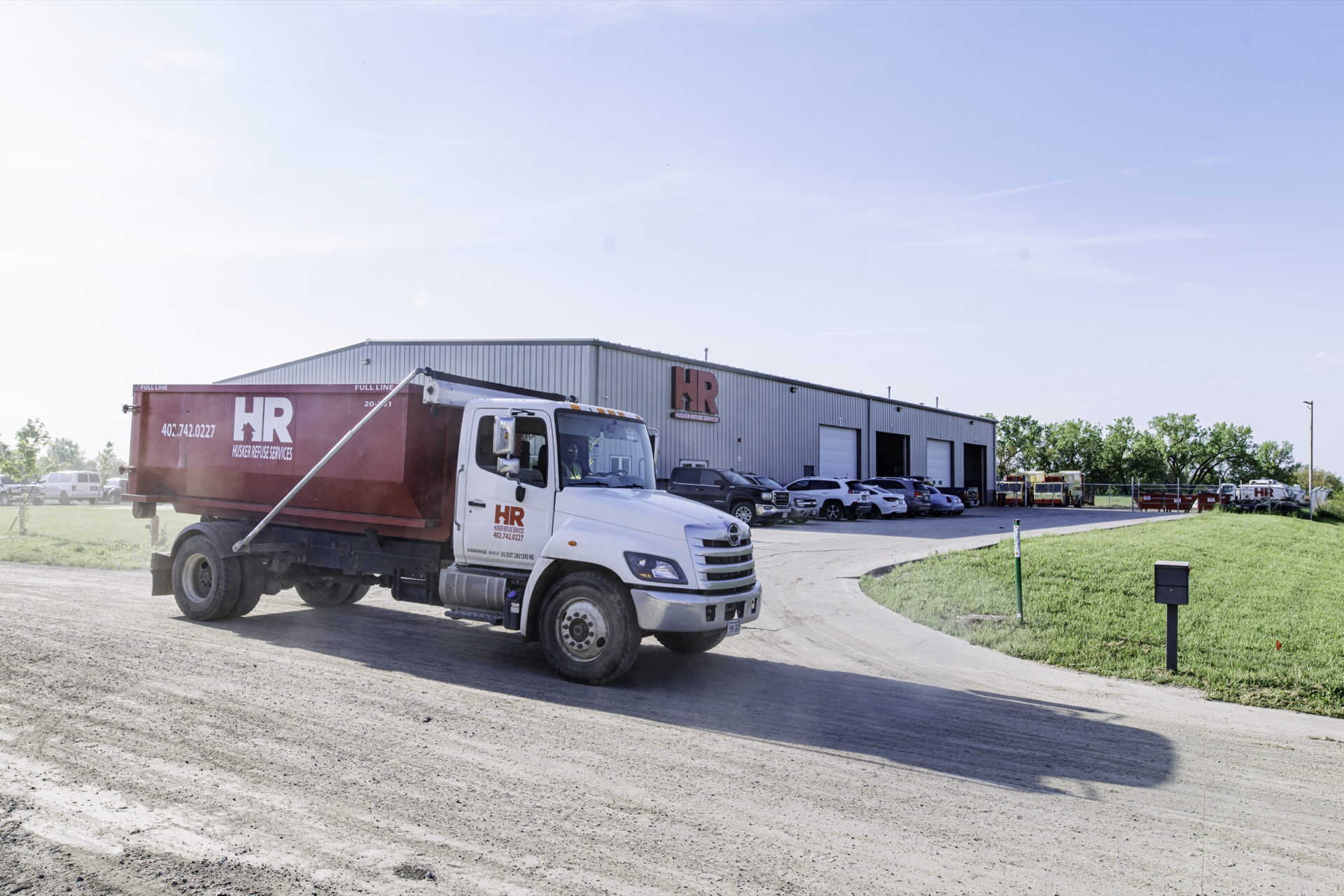 Husker Refuse headquarters and fleet