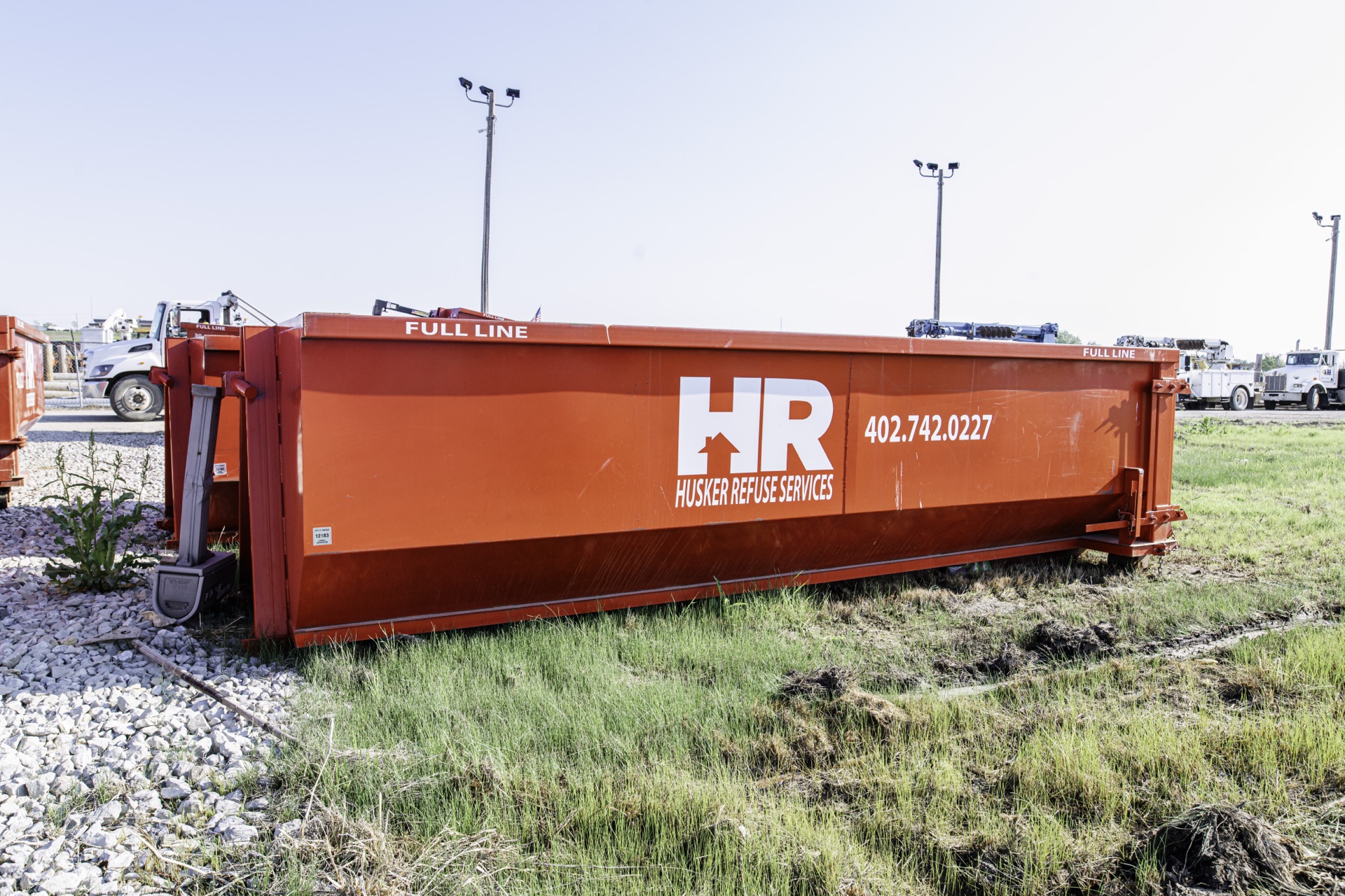 Husker Refuse 20-yard roll-off container