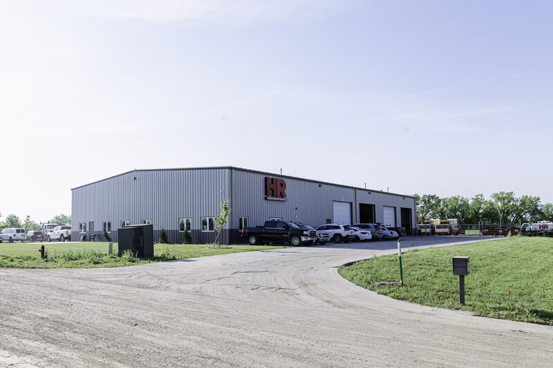 Husker Refuse yard waste collection truck